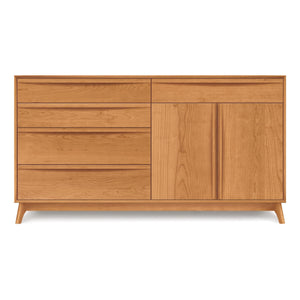 Catalina 4 Drawer On Left, 1 Drawer Over 2 Door On Right Dresser